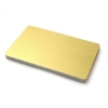 Billede af Blanke tynde guld plastkort - 0,48 mm / 480 micron (HVID KERNE). 70102028LI420