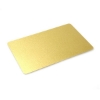 Billede af Blanke tynde guld plastkort - 0,48 mm / 480 micron (HVID KERNE). 70102028LI420